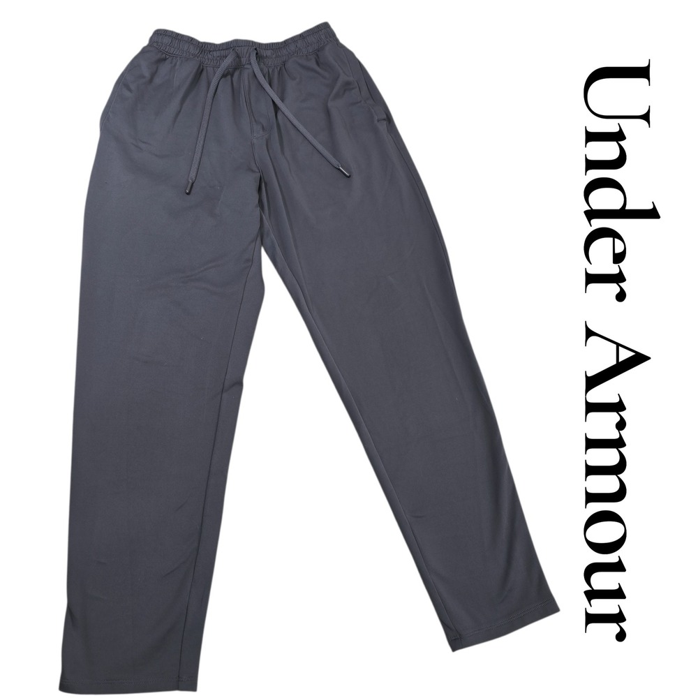Under Armour Mens Loose Joggers Gray Medium Performance Drawstring‎ Pockets